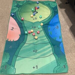 Golf Game Mat with Velcro Balls